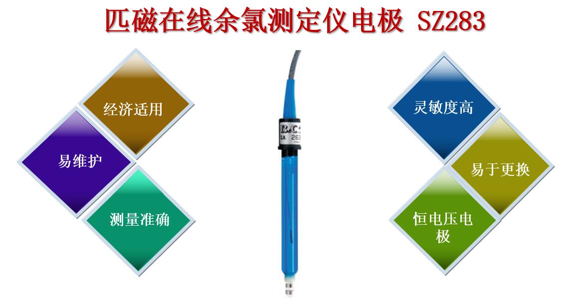 匹磁在線余氯測(cè)定儀電極SZ283